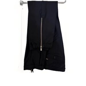 Emporio Armani Black Sweatpants Athletic Style
